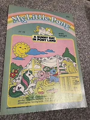 Buy Vintage G1 My Little Pony UK Magazine Comic Issue 22 A Sunny Day In Pony Land • 6£