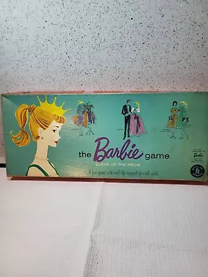Buy The Barbie Game Queen Of The Prom Vintage Original Circa 1960 Mattel ~ Complete • 48.21£