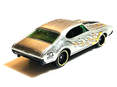 Buy 1968 Hot Wheels Olds 442 Diecast Model Car In Matchbox Scale 1/64 Silver Rare • 11.99£