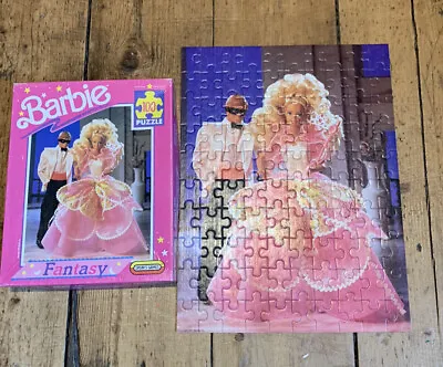 Buy Barbie Fantasy Jigsaw Puzzle Spears Games 100 Pieces 55584 Mattel Vintage Retro • 5£