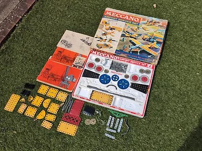 Buy Vintage Meccano Airport Service Set #4 Boxed, Manuals, Mostly Here, 72 Models! • 30£