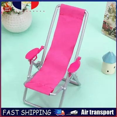 Buy Plastic Model Beach Chair Foldable Mini CSimulation Leisure Chair For Doll House • 3.50£