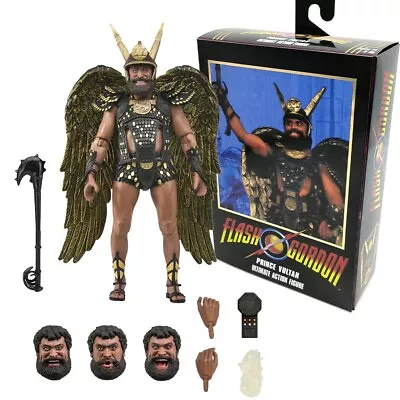 Buy NECA Ultimate Flash Gordon 1980 Prince Vultan 7  Action Figure Model Toys Gift • 44.99£
