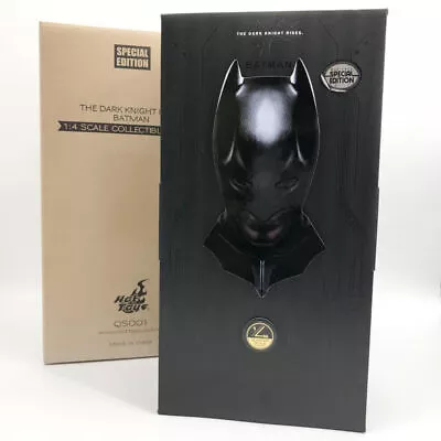 Buy Used Opened Hot Toys The Dark Knight Rises Quarter Scale 1/4 Qs 001 Batman 17 • 555.52£