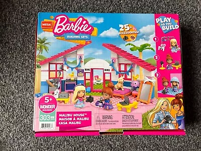 Buy Barbie MEGA Building Set Malibu House, Packaging Damaged • 9£