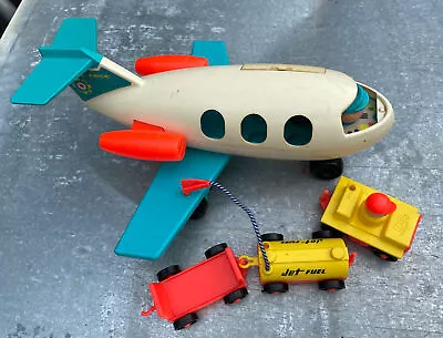 Buy Fisher Price Little People Fun Jet Airplane And Refuelling Set • 9£