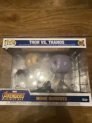 Buy Thor Vs Thanos Funko Pop Marvel Avengers Infinity War 707 Movie Moments • 18£