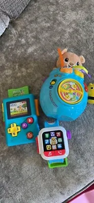 Buy 3 Fisher Price Toys Bear, Game And Watch • 7.99£