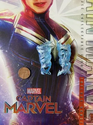 Buy Hot Toys Captain Marvel MMS522 Danvers Blue Flame Effects X2 Loose 1/6th Scale • 24.99£