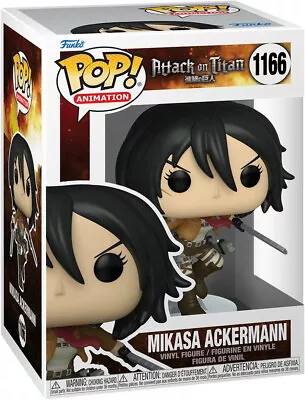 Buy Attack On Titan - Mikasa Ackermann 1166 - Funko Pop! Vinyl Figure • 13.84£