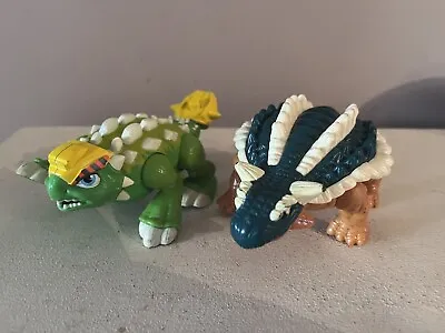 Buy 2011 Mattel Fisher Price Imaginext Ankylosaurus Dinosaur And Chomp Squad Hasbro • 10£