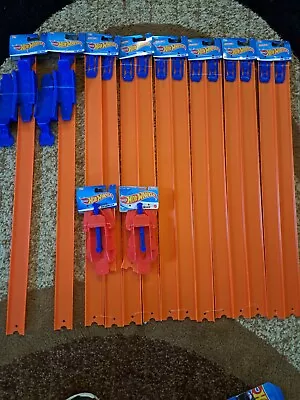 Buy Hot Wheels Track Lot Of 2 Loops, 2 Red Launchers & 6 Sets Of 24  Tracks  • 26£