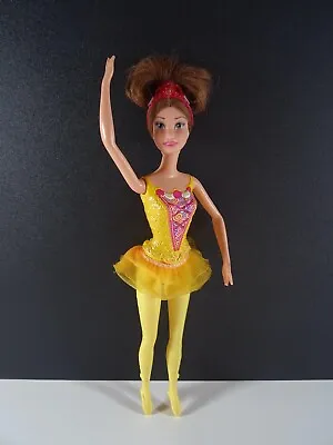 Buy Barbie Disney Princess Ballerina Doll Mattel CGF33 Yellow Tutu Crown (12034) • 13.33£