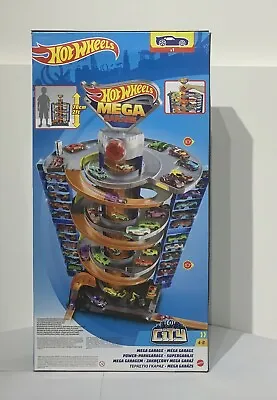 Buy Hot Wheels Garage City MEGA 50 Playset Includes 1 1:64 Scale Vehicle 70cm Tall • 49.99£