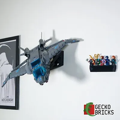 Buy Gecko Bricks Wall Mount For LEGO The Avengers Quinjet 76248 3D Printed • 17£