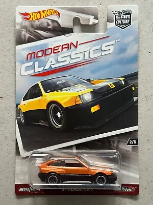 Buy 2017 Hot Wheels Modern Classics 85 HONDA CR-X Car Culture Real Riders CRX • 24.99£