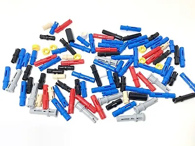 Buy 100 Pc New LEGO Technic Pins Connectors Axles Bush Small Random Parts Lot Car • 9.64£
