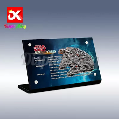 Buy Display King-Acrylic Display Plaque For Lego Millennium Falcon 75192 (NEW) • 18£