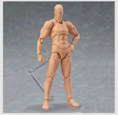 Buy Male PVC Action Figma Archetype Figure Body Toy For Cartoon Drawing - S150 • 22.99£