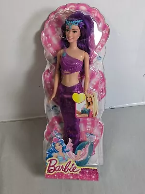 Buy Barbie Mermaid Mermaid In Purple Mattel CFF30 Original Packaging F2 • 51.19£