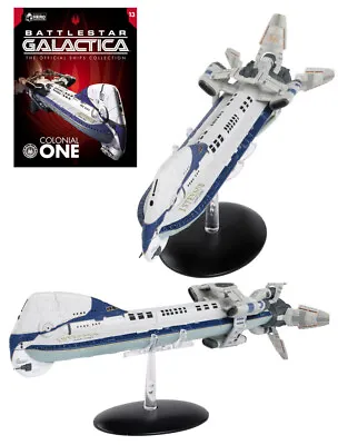 Buy Battlestar Galactica Ship Collection #13 Colonial One Vehicle W Magazine 18GEM20 • 81.60£
