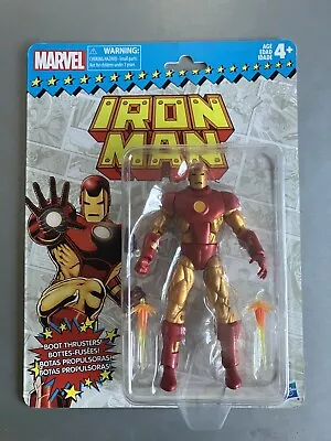 Buy Marvel Legends Vintage Iron Man Retro 6” RARE Wave 1 Hasbro OOP Boxed New Sealed • 29.99£