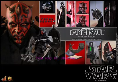 Buy Hot Toys – Dx17– Star Wars Episode I: 1/6th Darth Maul With Sith Speeder Figure • 376.53£