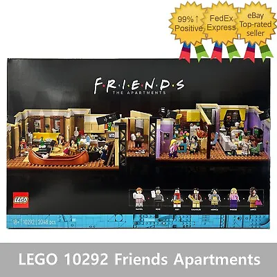 Buy LEGO 10292 Ideas Friends Apartments 2048pcs / Brand New Sealed Package Box • 216.11£