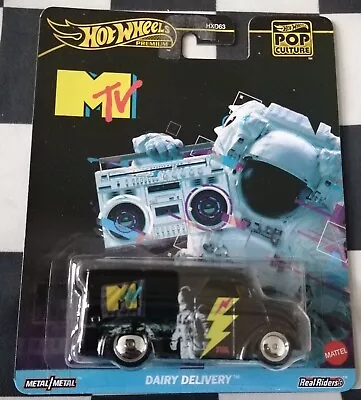 Buy 2024 Hot Wheels Premium Pop Culture MTV Dairy Delivery Real Riders  • 8.99£