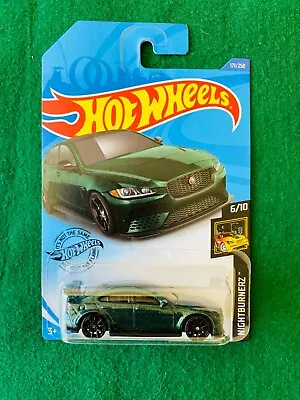 Buy Hot Wheels Jaguar Xe Sv Project 8 Green Nightburnerz  Mint On Long Card  • 3.99£