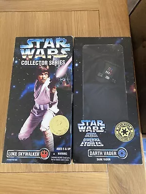 Buy Vintage Star Wars - Collector Series 12 Inch - Luke Skywalker + Darth Vader • 16£