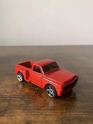 Buy Hot Wheels 69 Chevy Pickup Red (6) Diecast Scale Model 1:64 Good Condition • 4.80£