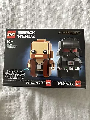 Buy LEGO BRICKHEADZ: Obi-Wan Kenobi & Darth Vader (40547) • 22.49£