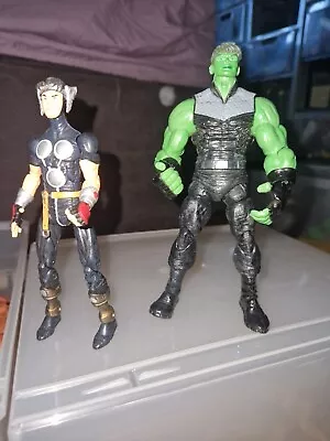 Buy ToyBiz Marvel Legends Young Avengers Hulkling And Wiccan Action Figures • 19.99£