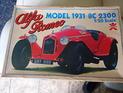 Buy Vintage Rare Bandai Alfa Romeo Plastic Kit-complete And Excellent Condition • 40£