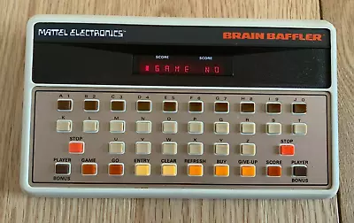 Buy Rare Boxed Mattel Electronics Brain Baffler Vintage 1979 Game -🤔Make An Offer🤔 • 500£
