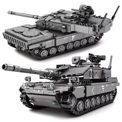 Buy Ww2  Leopard 2A7+ Tank  898pcs. Brand New. WW2 Blocks • 36.50£
