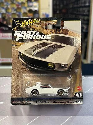 Buy Hot Wheels Car Culture Premium Fast & Furious 1969 Ford Mustang Boss 302 4/5 • 9.99£
