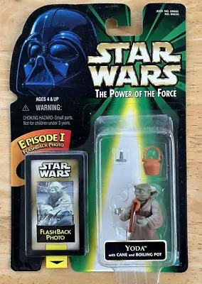 Buy Star Wars Yoda With Cane And Boiling Pot Sealed KENNER  Action Figure 1998 • 6.49£