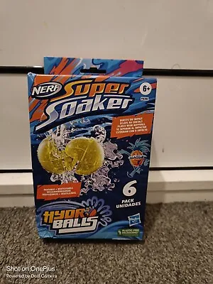 Buy Super Soaker Nerf Hydro Balls 6-Pack, Reusable Water-Filled Balls • 4.99£