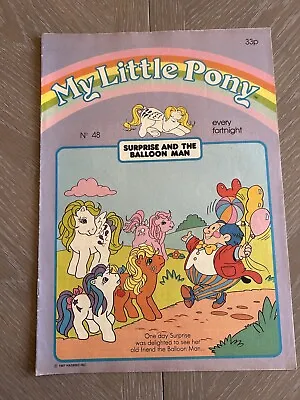 Buy Vintage My Little Pony G1 Comic Magazine UK Hasbro 1987 Issue No 48 • 5£
