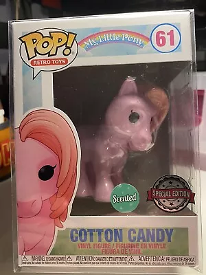 Buy Funko Pop! Cotton Candy 61 Scented My Little Pony Pop! Retro Toys Pop Protector • 19.95£