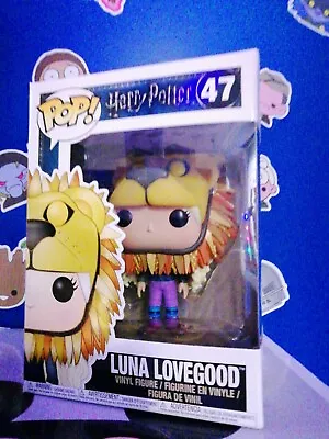Buy LUNA LOVEGOOD With LION HEAD # 47 Funko POP Movies Harry Potter Vinyl Figure Box • 46.82£