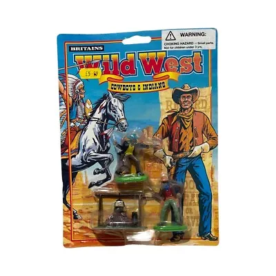 Buy Vintage Britains Wild West 7529 Deetail Cowboys Blister 3 Pack 1:32  NEW • 24.99£