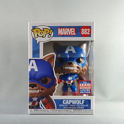 Buy Capwolf FUnko POp Vinyl Figure Marvel Captain America Werewolf #882 • 14.99£