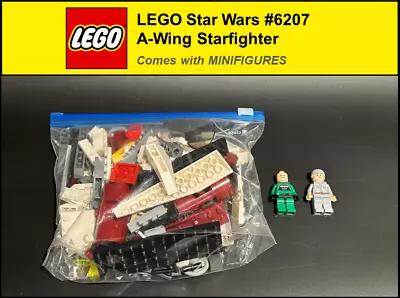 Buy LEGO Star Wars A-Wing Fighter #6207 With MINIFIGURES • 30£