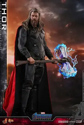 Buy MARVEL Avengers Endgame Chris Hemsworth As THOR 1/6 Hot Toys Sideshow MMS557 • 345.29£