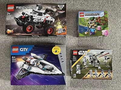 Buy LEGO Bundle (6+ 7+ Years) | Technic & City & Minecraft & Star Wars | New In Box • 39£
