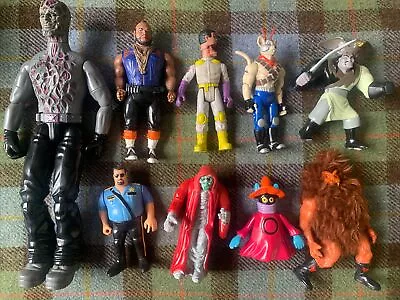 Buy Vintage 1980s 90s Action Figure Bundle A-Team WWF Thundercats Ghostbusters MOTU • 20£