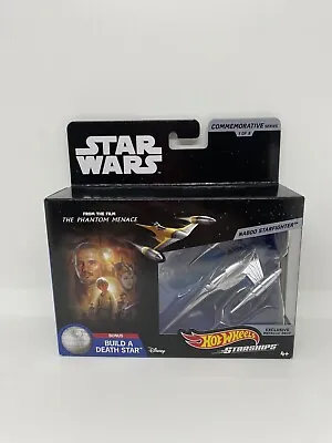 Buy Hot Wheels Star Wars Commemorative Series Naboo Starfighter Starship • 17.95£